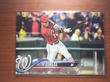 2018 Topps Series 1 #166 Victor Robles Rookie Card Washington Nationals