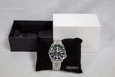 Seiko 5 Sports Automatic Watch with Green Dial GMT Series Men's Watch