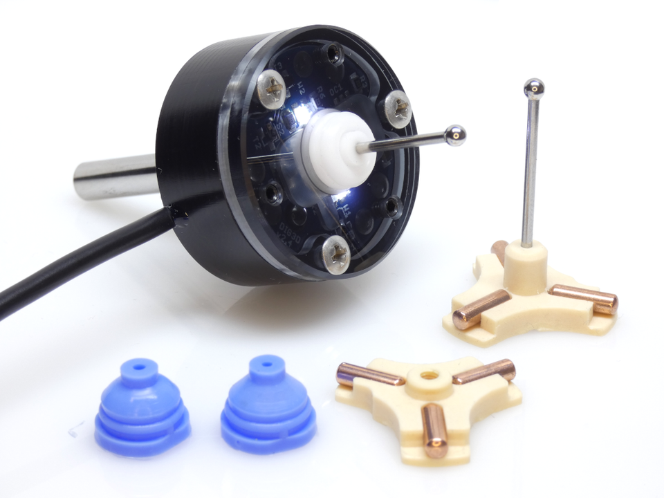 DIG3D.LP.C Sealed CNC Touch Probe - Fully Adjustable 3D Digitizing With Spare Tips