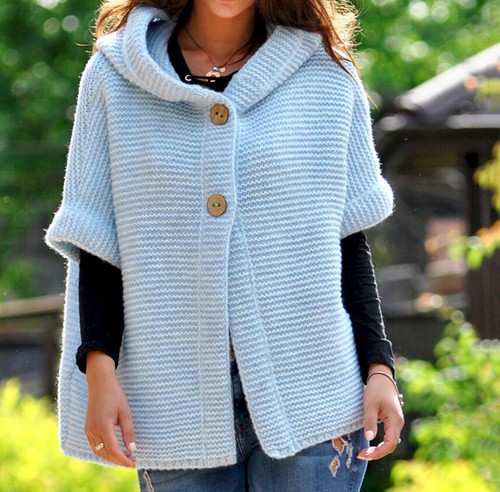 Cable Knit Sweater Coat 