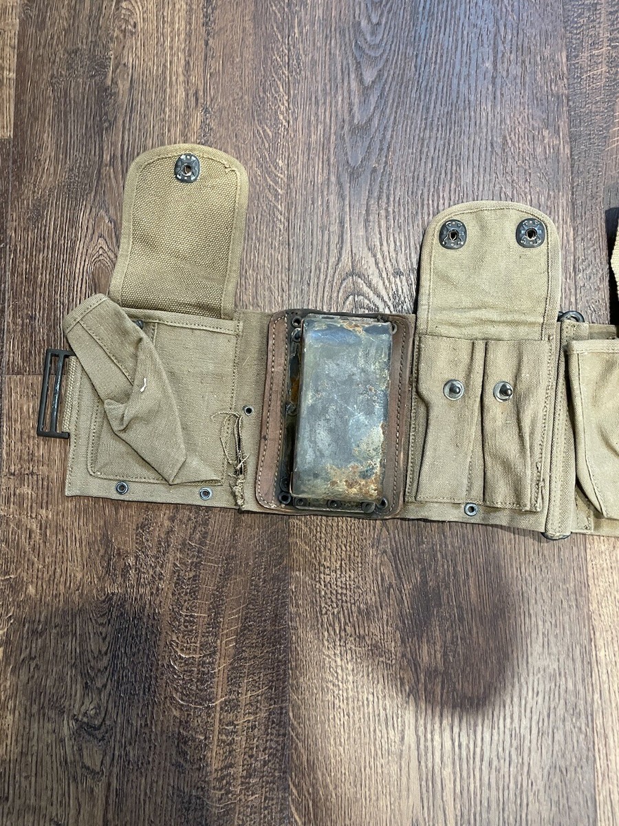 WW1 US Army M1918 B.A.R. Gunner Belt Walking Fire Cup M1911