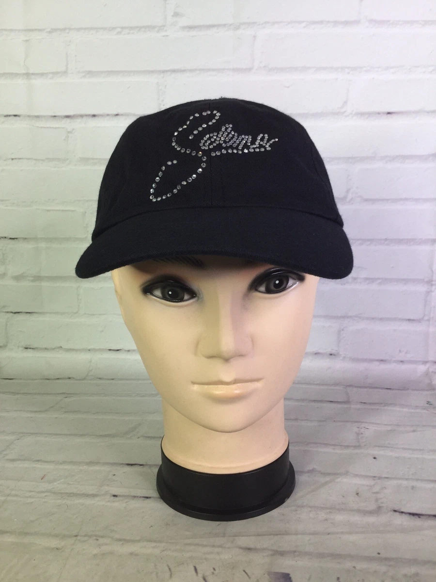 Black strapback best sale dad hat