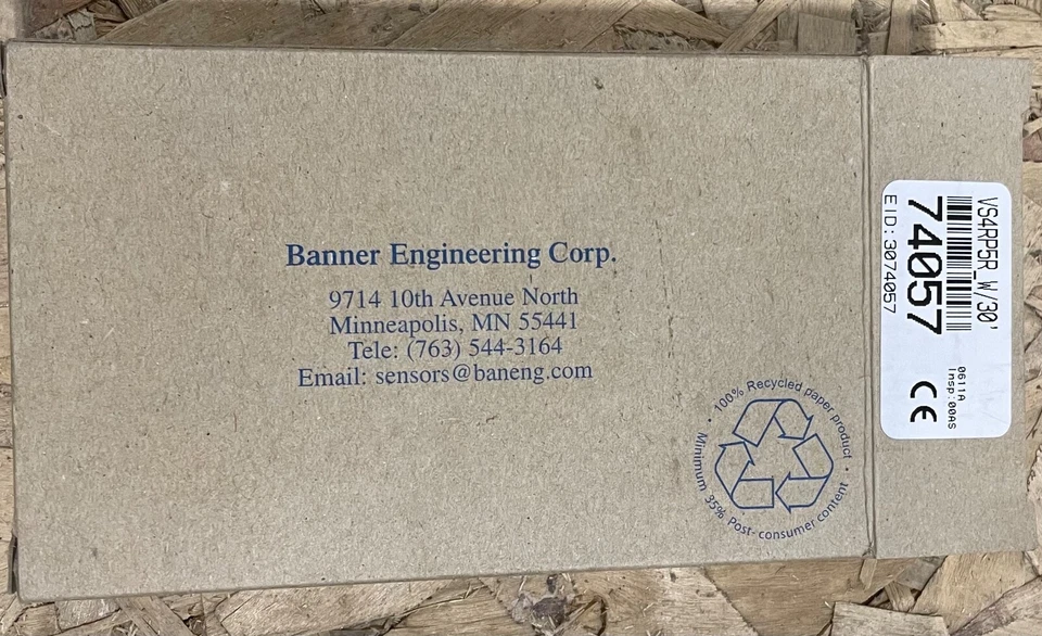 BANNER ENGINEERING 74057 VS4RP5R-W/30 PHOTOELECTRIC - Image 2 of 2