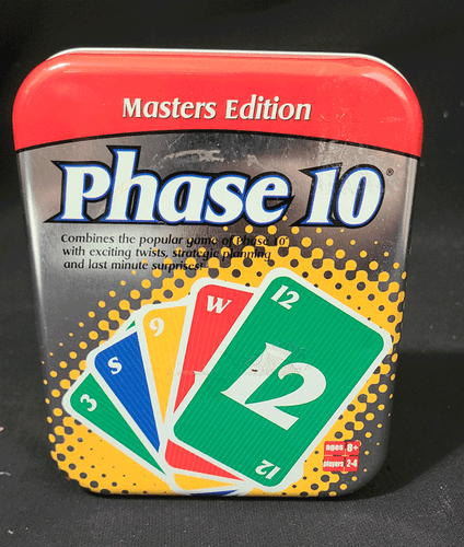Phase 10 Master Edition In Tin Box Fundex Games Family Fun Card Game - Picture 1 of 3