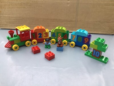 GENUINE LEGO DUPLO 10558 NUMBERS TRAIN WITH GIRL CAT UK