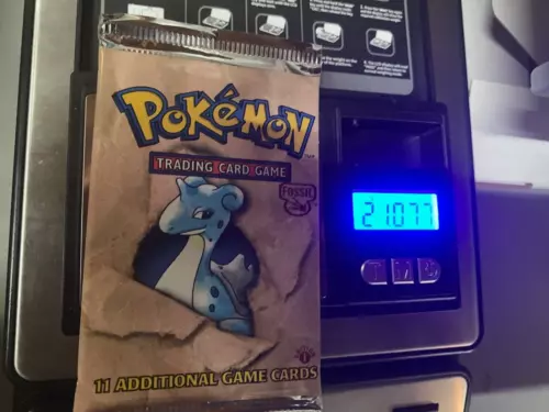 HEAVY? Pokemon  1st EDITION FOSSIL Booster Pack 21.0701 GRAMS