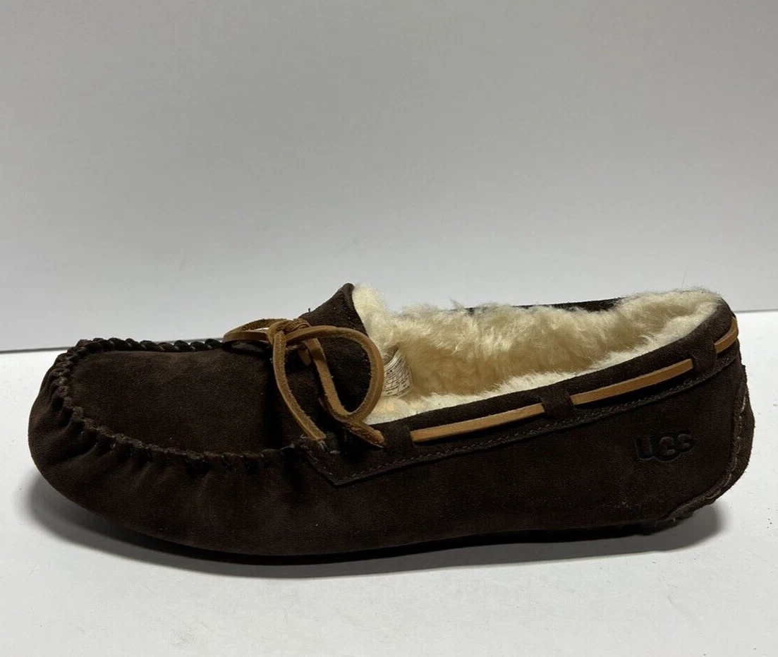 UGG Men s Olsen Slipper Brown Suede Size 9 M eBay