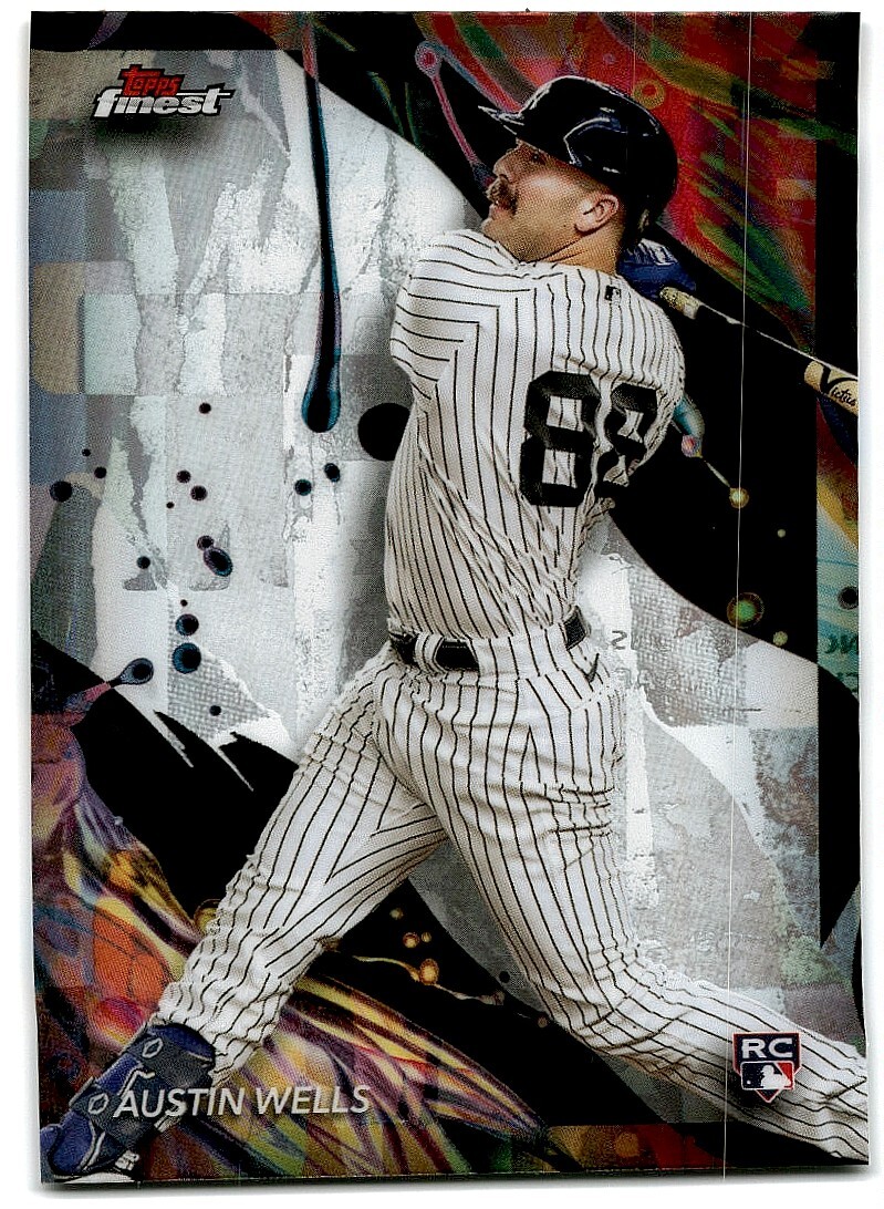 2024 FINEST REFRACTORS AUSTIN WELLS RC NEW YORK YANKEES #116 UNCOMMON
