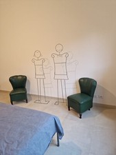 poltrone vintage pelle Anni 40