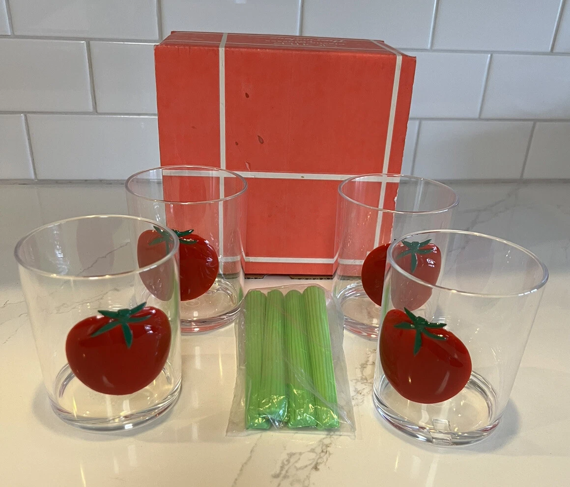Bloody Mary Glasses Plastic