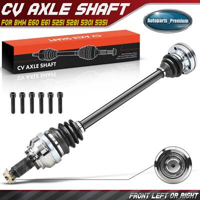 Rear LH or RH CV Axle Shaft Assembly for BMW E60 E61 525i 04-07
