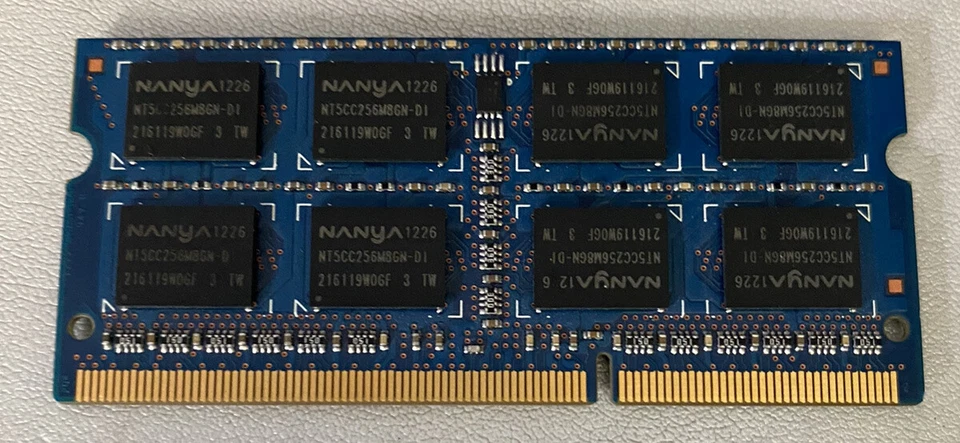 1 SK NAYNA 4GB 2RX8 PC3-12800S-11-10-F2  LAPTOP MEMORY SODIMM - Image 2 of 2