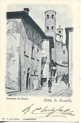 1901 CITTA DI CASTELLO CAMPANILLE DEL Duomo