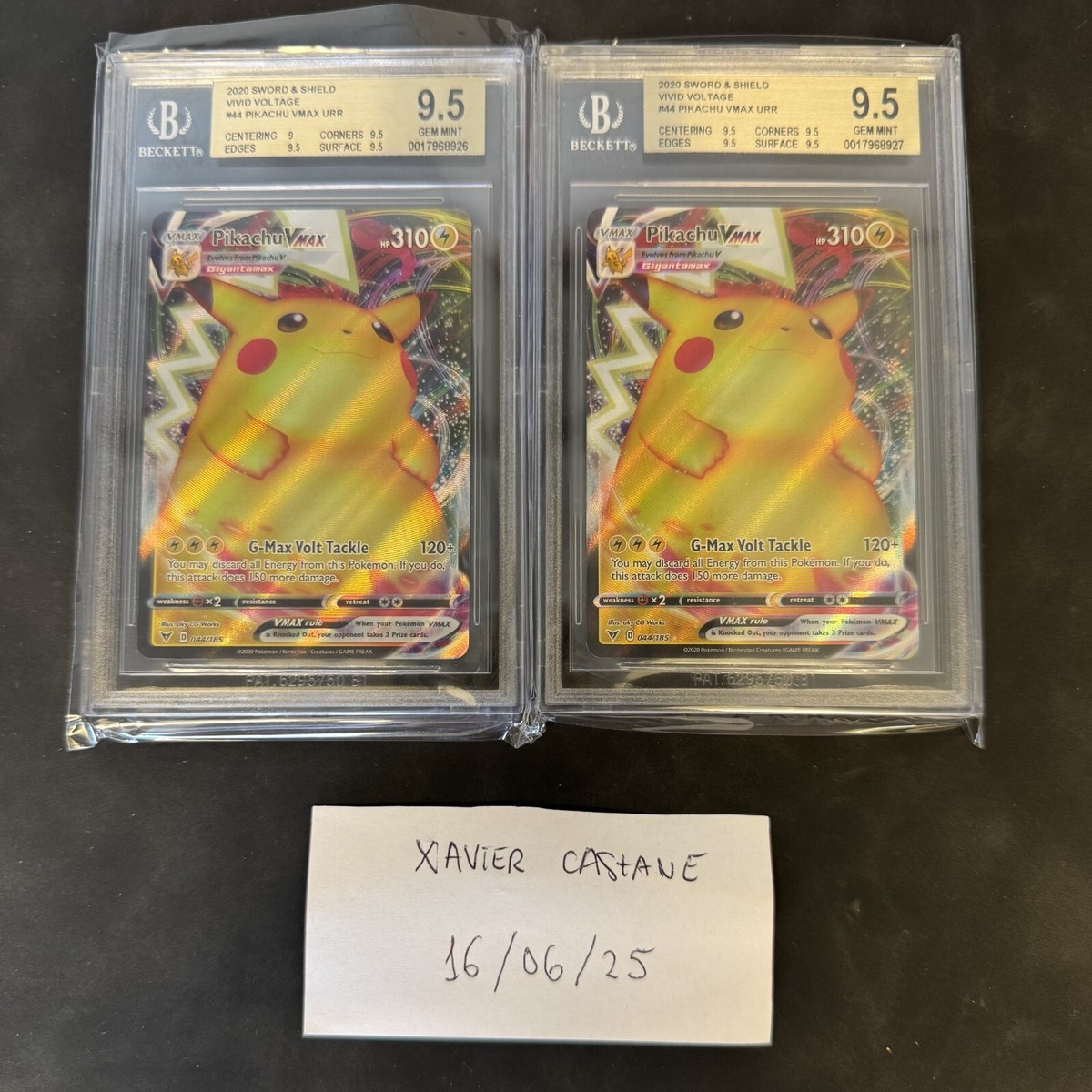 ピカチュウVMAX Pikachu VMAX - Electrifying Tackle #114 Pokemon Card