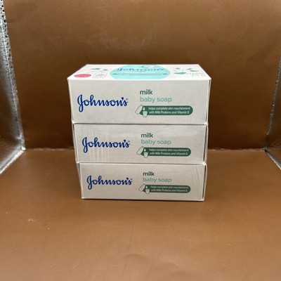 Johnson's Milk Baby Soap 75g (3 Pack)