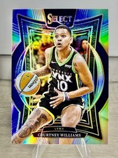 2025 Panini Select WNBA - CONCOURSE COURTNEY WILLIAMS #23 SILVER PRIZM - LYNX