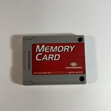 Nintendo 64 N64 Memory Card by Performance - Tested Works