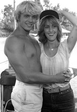 John Schneider Donna Cole at a Special Olympics event at UCLA June- Old Photo