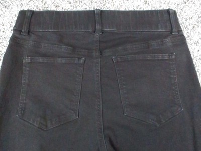 Gloria Vanderbilt Shape Effect Jeans Womens 8 Short Black Hi-Rise Straight 27x27
