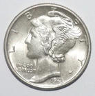 1943 D Mercury Dime FSB CHOICE BRILLIANT UNCIRCULATED (H222)