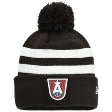 Unisex New Era Black Atlanta Dream Core Cuffed Knit Hat with Pom
