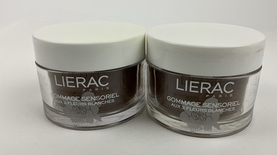 2 Pack - Lierac Paris Gommage Sensoriel Moisturizing Body Scrub 6.4 oz NEW