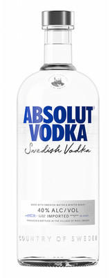 (19,66 /l) Absolut Vodka 40% 1,0l Flasche Wodka