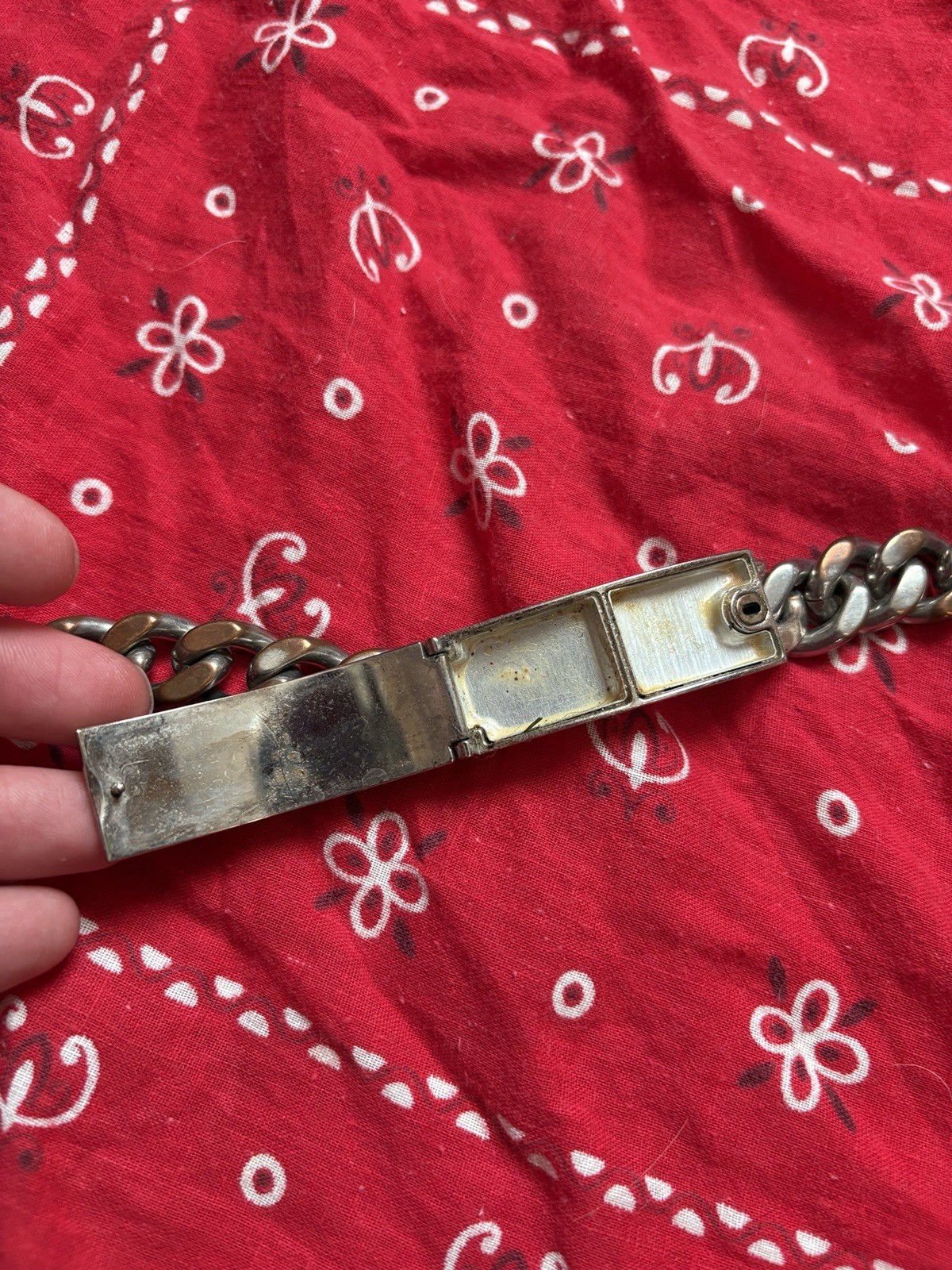 Used Dior Vintage Metal Lipgloss Clasp Bracelet 7… - image 3