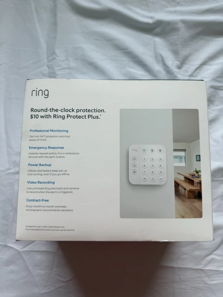 Ring Alarm Home Security System 2nd Gen Alarm Security Kit 5-Piece Alexa Enabled - Image 4 of 4