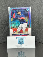 2023 Bowman Chrome Michael Harris II #76 Blue Mojo Refractor RC