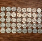 Roll of 40 - 90% Silver Washington Quarters $10 Face Value