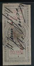 timbre fiscaux 1872 (barre) 0,50, n°80, cote +++ 2026