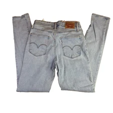 Levi’s 721 Skinny Jeans Women’s Size 27 W27 L28 Light Wash Stretch, Some Stains