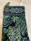 Vera Bradley Christmas Stocking Blue Rhapsody retired quilted green blue floral  — photo 4