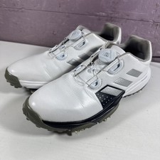 Used Adidas Adipower Boa F33535 Jr Golf Shoes White And Black Junior 06