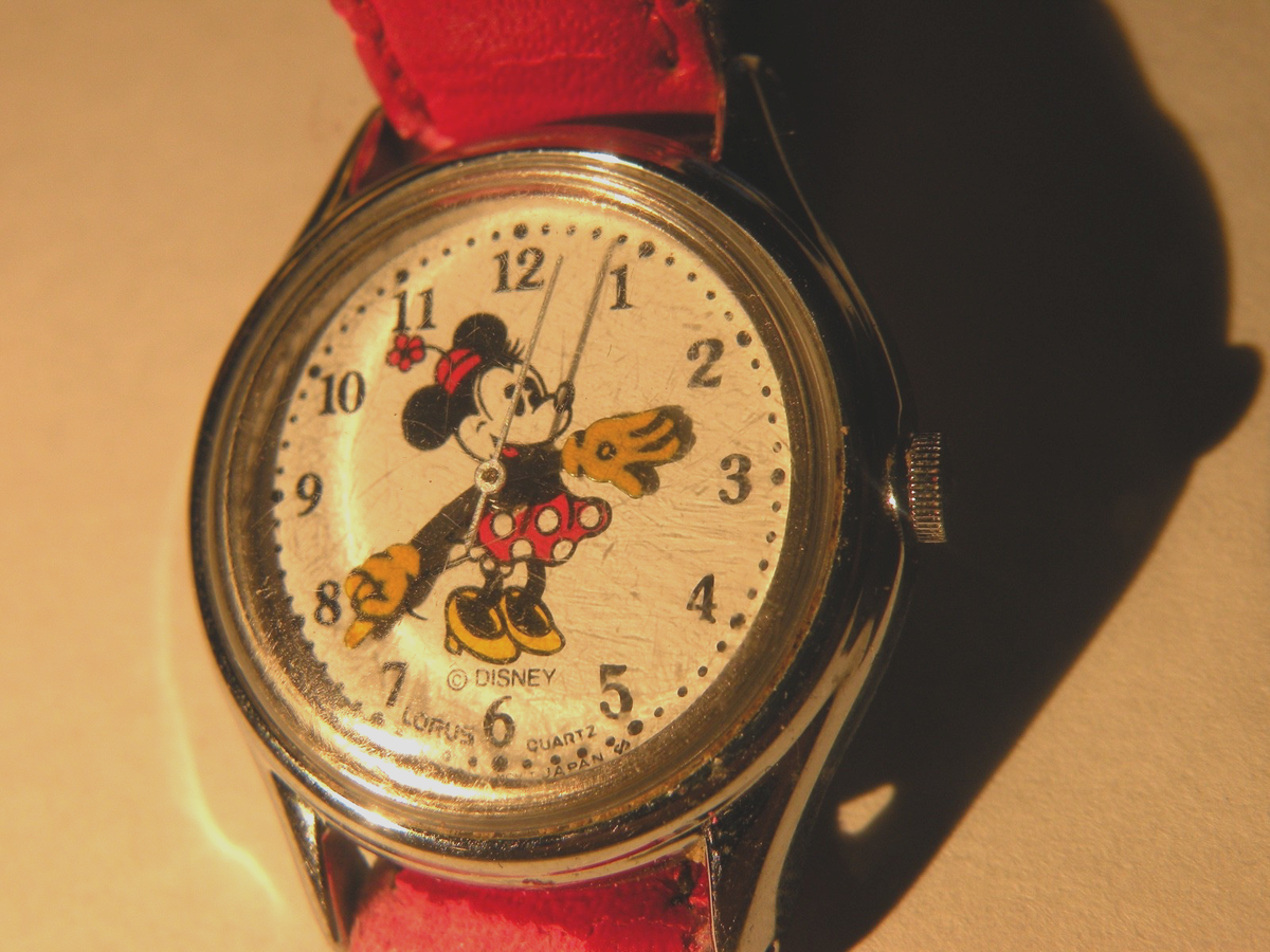 Vintage Disney Minnie Mouse Watch V515-6080 A1 Lorus Rare 