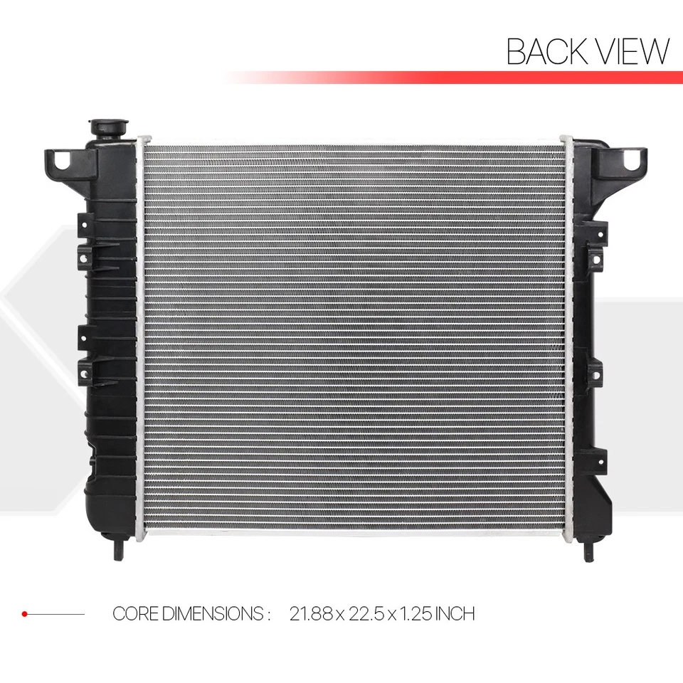 Repuesto radiador aluminio OE para 97-00 Dakota/Durango 3.9/5.2/5.9 dpi-1905 Foto 3 de 4