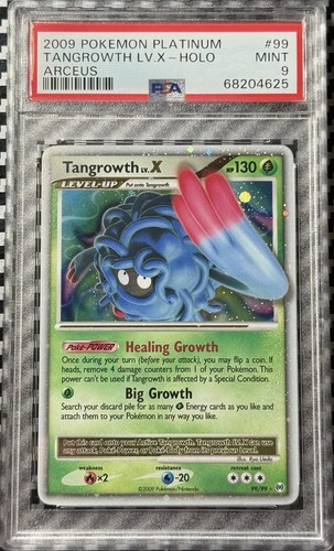 Tangrowth LV.X graded PSA 9 for sale on eBay