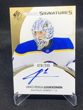 2024 UD SP AUTHENTIC UKKO-PEKKA LUUKKONEN UPDATE CURATED SIGNATURES AUTO /299