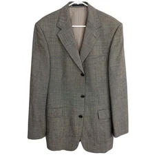 Hugo Boss Twill Blazer Mens 42L Artemis/Akropolis Sports Coat Jacket Wool