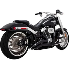 Vance And Hines Big Radius Exhaust System - Black for Harley-Davidson 46375