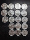 Lot of 18 American Eagle 1oz Silver Dollars -- Uncirculated Various Years