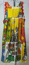 Urban Outfitters Kimchi Blue Women's Size XS Multicolor Cat Pattern Dress NWT