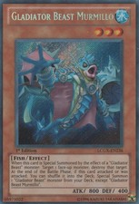 Yugioh Gladiator Beast Murmillo LCGX-EN236 Secret Rare Unlimited Near Mint