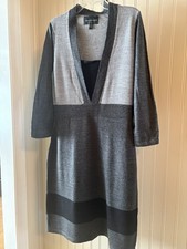 Connected Apparel Women's Sweater Dress Knee Length Size S
