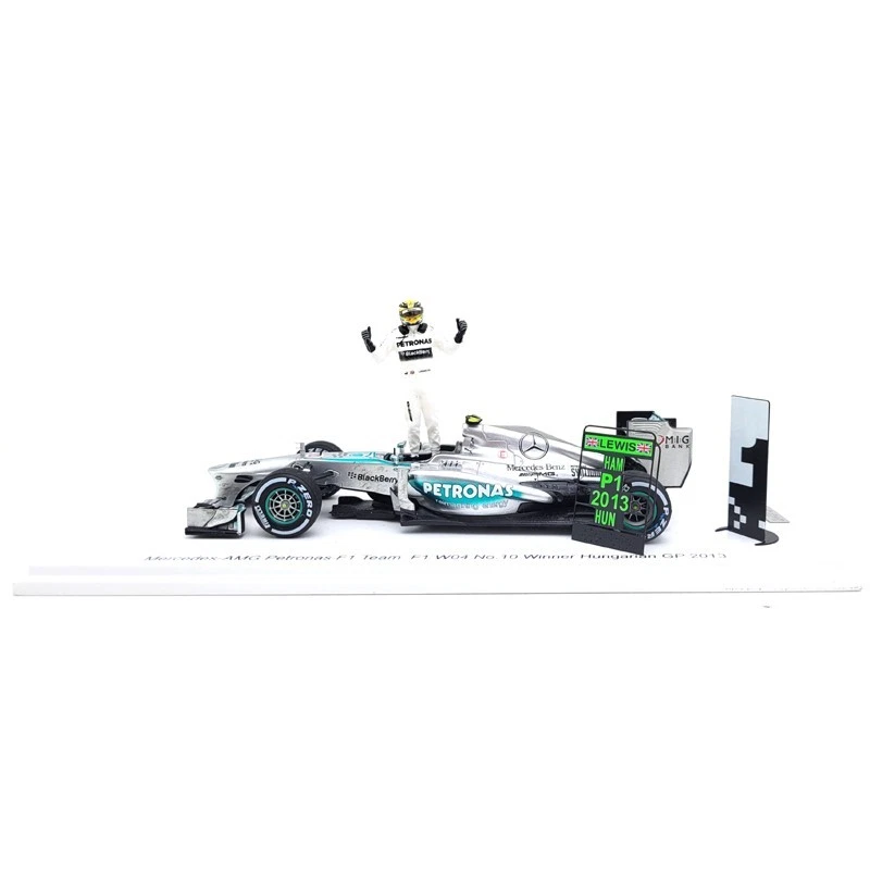 2013 Lewis Hamilton Mercedes-AMG F1 W04 GP Ungheria - 1/43 Spark Models - Immagine 3 di 4