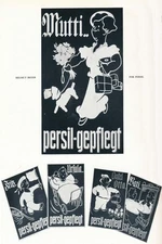 💼 Mutti Persil-gepflegt - Retro Laundry Ad Poster - 24x36” - Hi-Res💎 Print -