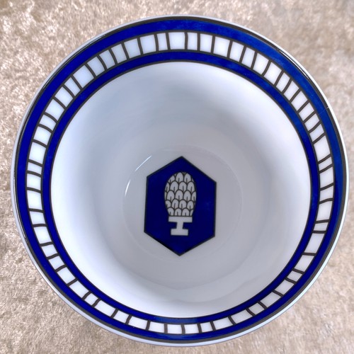 Hermes Paris Bleus D'Ailleurs Bowl Cup No.2 Porcelain Tableware with Box - Picture 5 of 10
