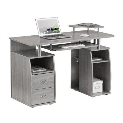 Techni Mobili 47'' W Computer Desk with Drawers and Storage, Office Desk with ...