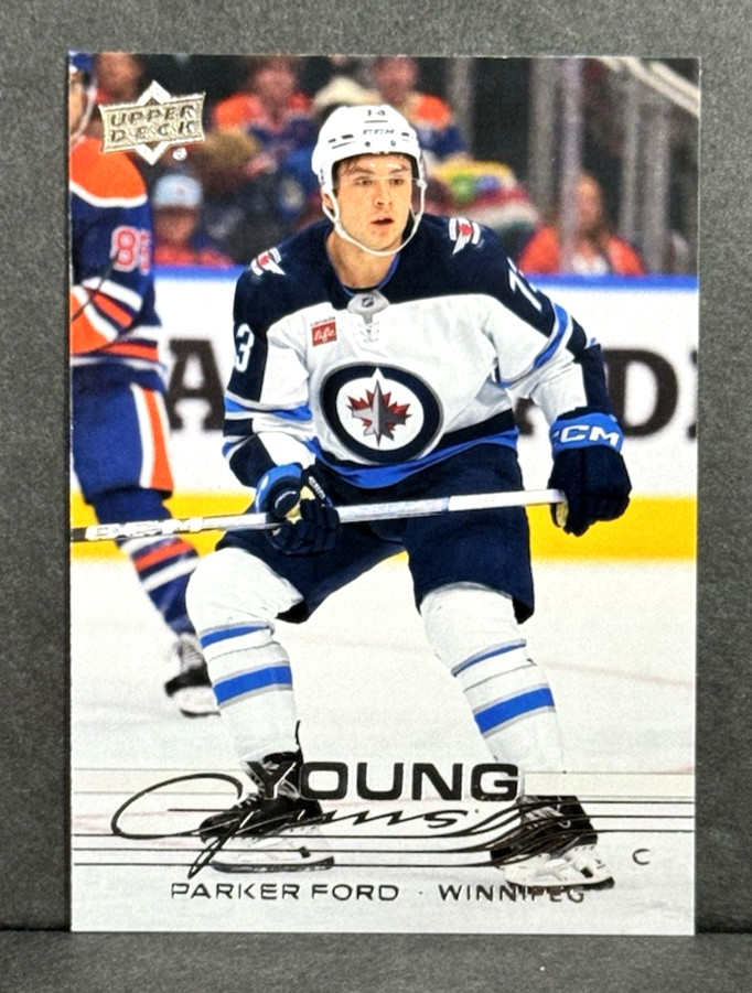 Parker Ford 2025-26 Upper Deck Young Guns RC #246 ~ Winnipeg Jets